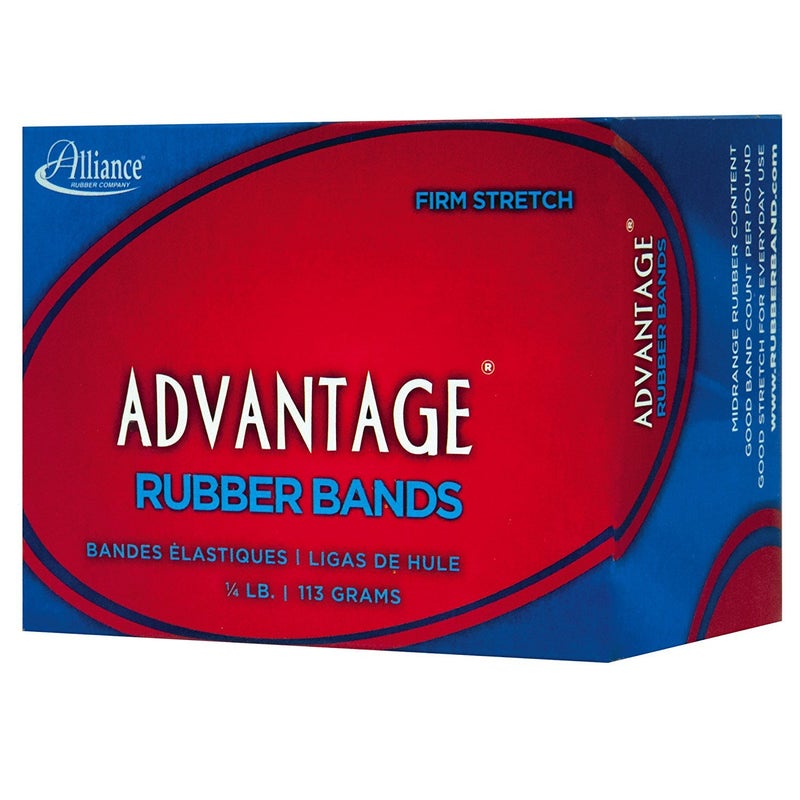 Alliance (2-Pack) Alliance Rubber 26649 Advantage Rubber Bands, Size #64, 1/4 lb Box Contains Approx. 80 Bands (3 1/2" x 1/4", Natural Crepe) - Image 3